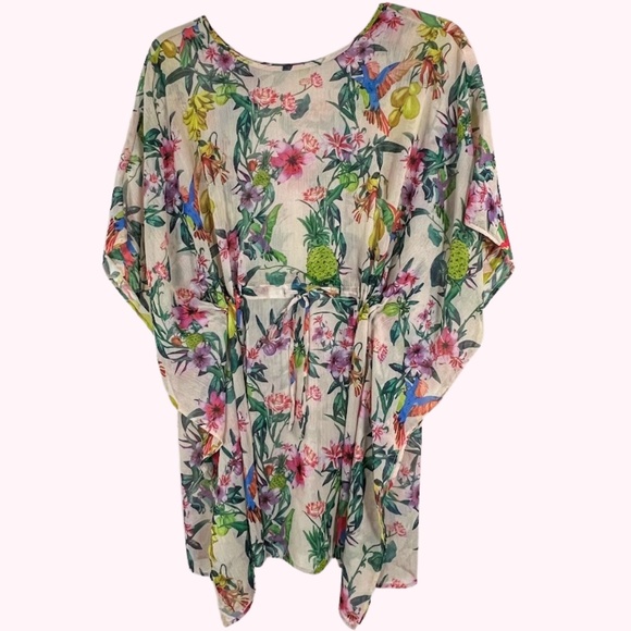 H&M Tropical Sheer Cover Up or Tunic 🎉4X Host Pick ♥️ - Picture 9 of 11